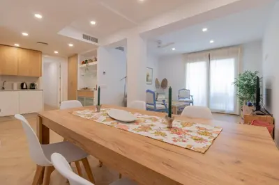 Una cocina o zona de cocina en Apartamento Almedina