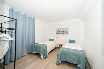 Cama o camas de una habitación en Apartamento Noques 3