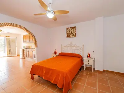 Cama o camas de una habitación en Embrujo Andaluz near to Caminito del Rey