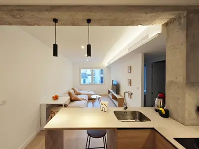 Una cocina o zona de cocina en Apartamento Plaza Pineda