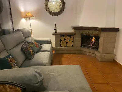 Zona de estar de Casa Froscar
