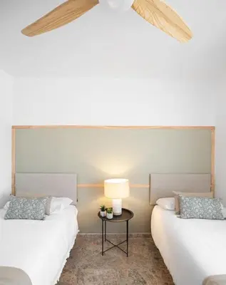 Cama o camas de una habitación en La Muralla del Marrubial