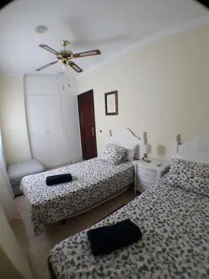Cama o camas de una habitación en Centro Histórico Zona San Luis