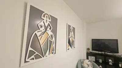 Una televisión o centro de entretenimiento en Apartamento Menina San Agustin