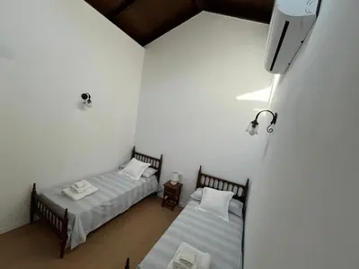 Cama o camas de una habitación en Casa Lucero