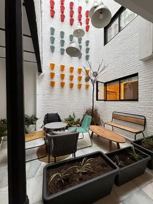Zona de estar de Suite San Fernando