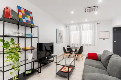 Zona de estar de LP1 Loft Art Suite Sevilla en Pareja