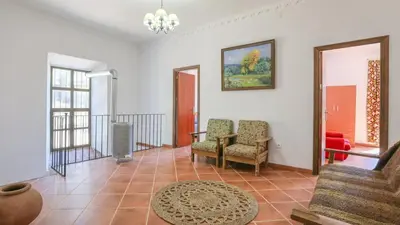 Zona de estar de Cortijo San Rafael Constantina by Ruralidays