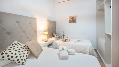 Cama o camas de una habitación en Casa Ales Riogordo by Ruralidays