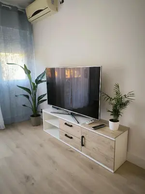 Una televisión o centro de entretenimiento en Alojamiento San Gonzalo