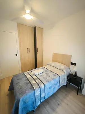 Cama o camas de una habitación en Alojamiento San Gonzalo