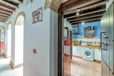 Una cocina o zona de cocina en El Capricho de 1849 & Parking