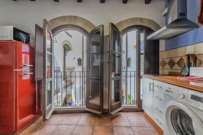 Una cocina o zona de cocina en El Capricho de 1849 & Parking