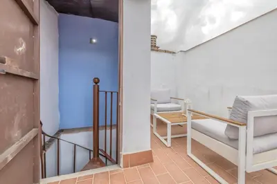 Zona de estar de El Capricho de 1849 & Parking