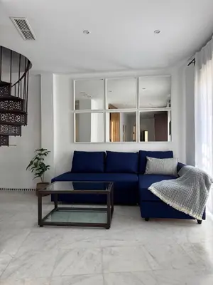 Zona de estar de LA CASA DEL PATIO Dúplex con Encanto & Patio Típico a 2 min de Plaza de la Corredera