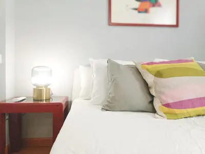 Cama o camas de una habitación en Ático 1 Terraza y sol en el Centro de Sevilla !!