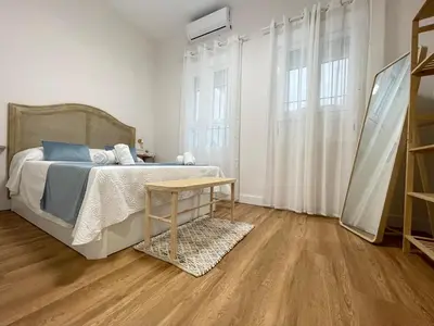Cama o camas de una habitación en House in City Garden 3