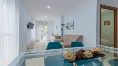 Zona de estar de El Balcón de San Hipolito