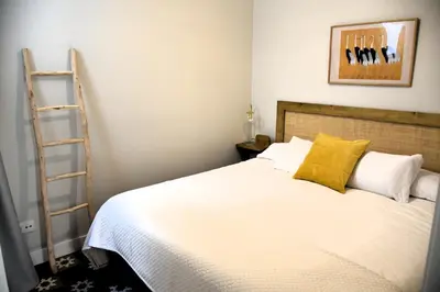 Cama o camas de una habitación en Puerta Carmona
