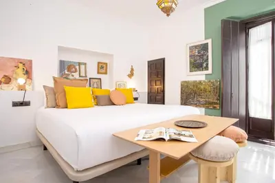 Cama o camas de una habitación en Genteel Home Tintes