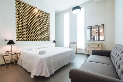 Cama o camas de una habitación en Virgen Dolorosa Olehousing