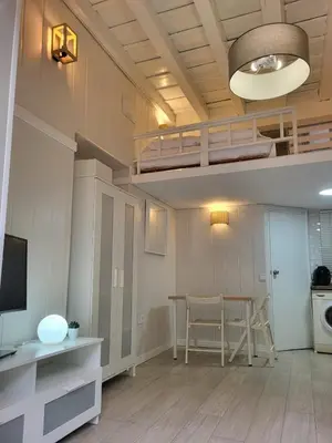 Una televisión o centro de entretenimiento en Coliseo setas