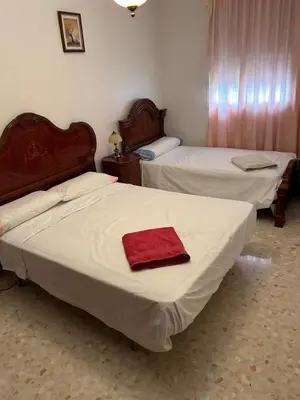 Cama o camas de una habitación en Piso completo, acogedor y cerca del centro