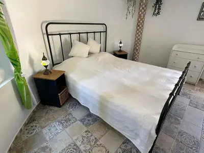 Cama o camas de una habitación en Casita Higo