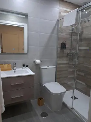 Un baño de ALOJAMIENTOS EL LUGARILLO 1ºa