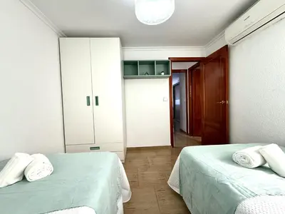 Cama o camas de una habitación en El Madroñal