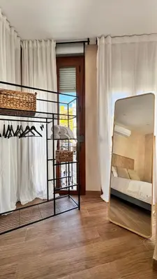 Cama o camas de una habitación en Wanderlust Loft