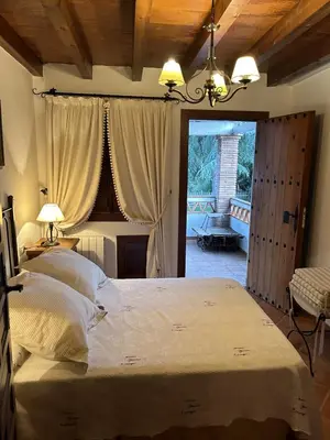 Cama o camas de una habitación en El Manchón del Cortijuelo