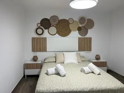 Cama o camas de una habitación en Apartamento Azahar de Córdoba
