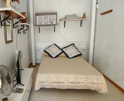 Cama o camas de una habitación en La Pequeña Parrita