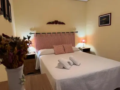 Cama o camas de una habitación en Apartamento La Piconera de Santa Marina