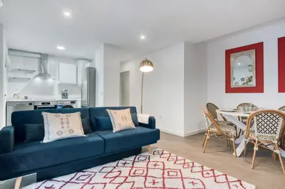 Zona de estar de Apt City Center,Luxury decoration,20min to Cathedral of Cordoba
