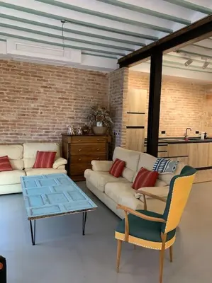 Zona de estar de Casa del Párroco