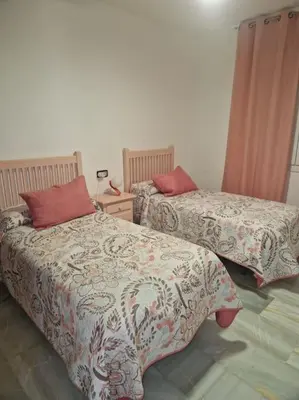 Cama o camas de una habitación en Piedra Redonda de Trassierra