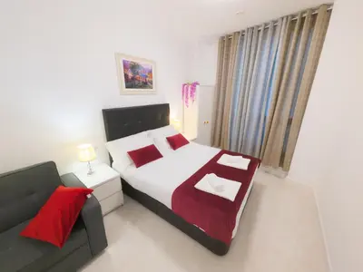 Cama o camas de una habitación en Rental San Luis