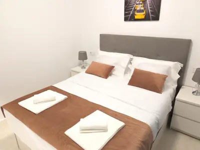 Cama o camas de una habitación en Rental San Luis