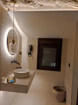 Un baño de Casa Cueva Un Rinconcito en Setenil