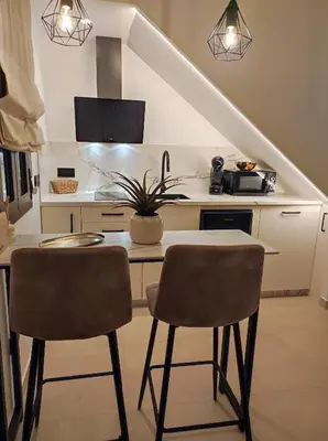 Una cocina o zona de cocina en Casa Cueva Un Rinconcito en Setenil