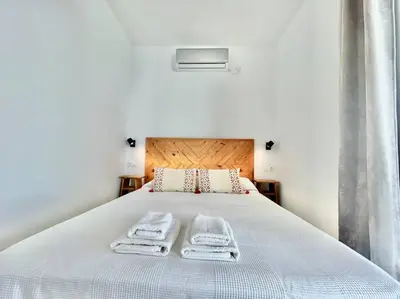 Cama o camas de una habitación en Ático con gran terraza privada - CozyHomeSevilla8