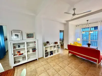 Cama o camas de una habitación en Acogedor apt 8pax 4Bdr 2Bth - CozyHomeSevilla3