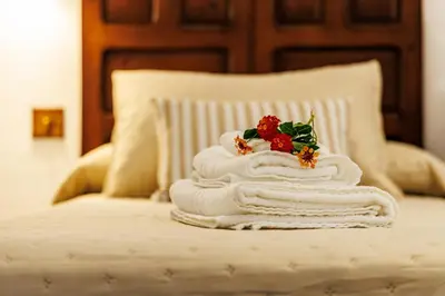 Cama o camas de una habitación en Casa La Antigua