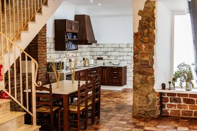 Una cocina o zona de cocina en Casa La Antigua