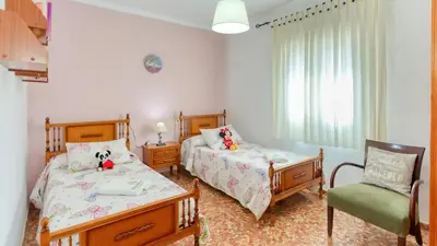 Cama o camas de una habitación en Casa Pozo Antequera by Ruralidays