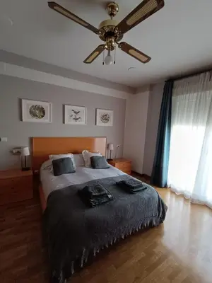 Cama o camas de una habitación en Casa Caballero de la Rosa