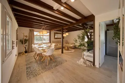 Zona de estar de Casa de campo, Antequera