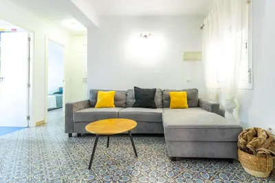 Zona de estar de Blue Gardenia Apartmento en Sevilla